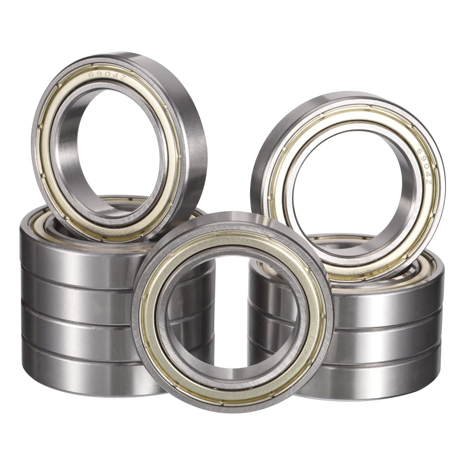 HiPicco 6904ZZ Deep Groove Bearings, ID 20mm x OD 37mm x Width 9mm