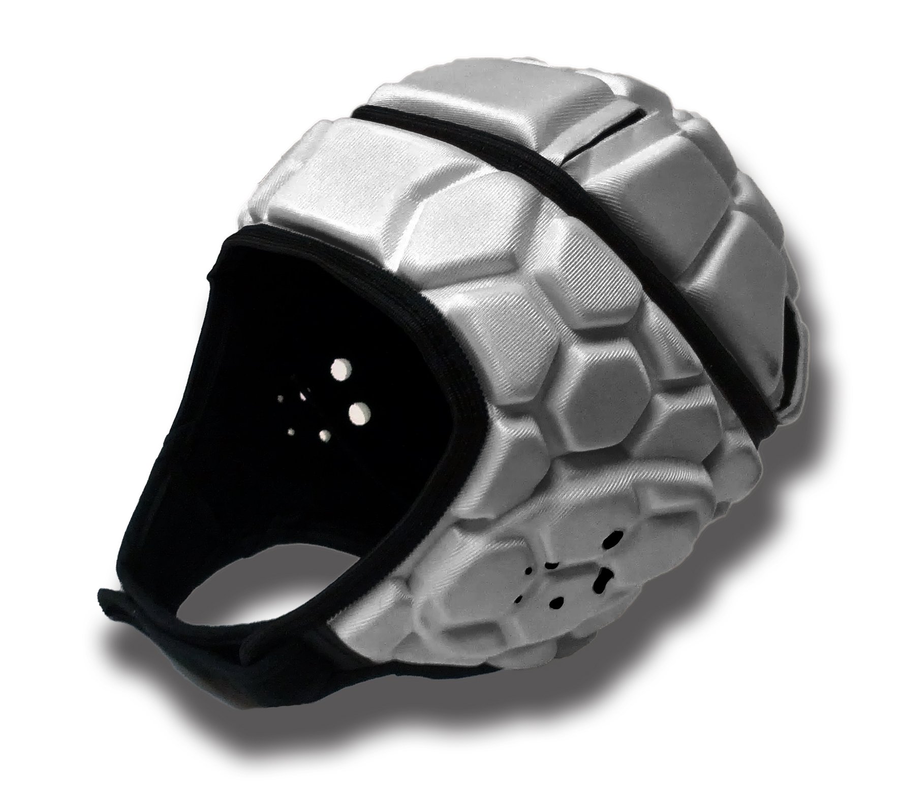 Silver size XL HEAT PRO competition rugby helmet headguard Headguards