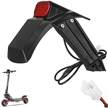 Hinterer Kotfl gel mit R ckleucht f r Kukirin G2 Pro Elektroroller Hinterradschutzblech mit leerem Nummernschild R cklicht-Warnleuchte R cklichter LED + Kotfl gelhalterung