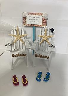 Chairs Beach Real Starfish Cake Topper c