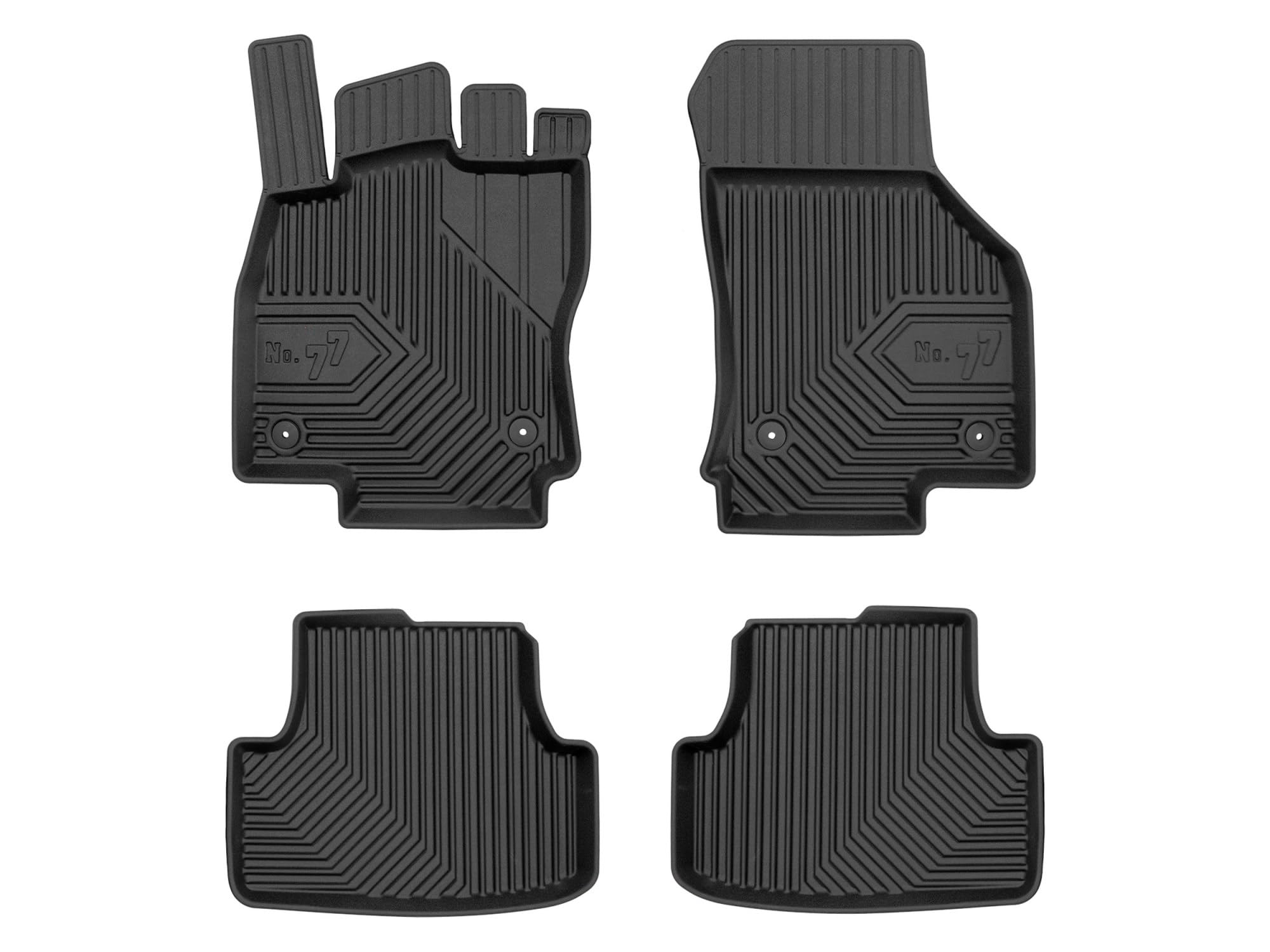 Dywaniki 3D TPE kompatybilne z Volkswagen Golf VIII (2019-), komplet, NO77