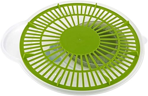 Miniatura 4 de Westmark Germany Centrifugador de ensaladas fácil de usar para secar las verduras y mejorar el sabor de los condimentos de 10 pulgadas