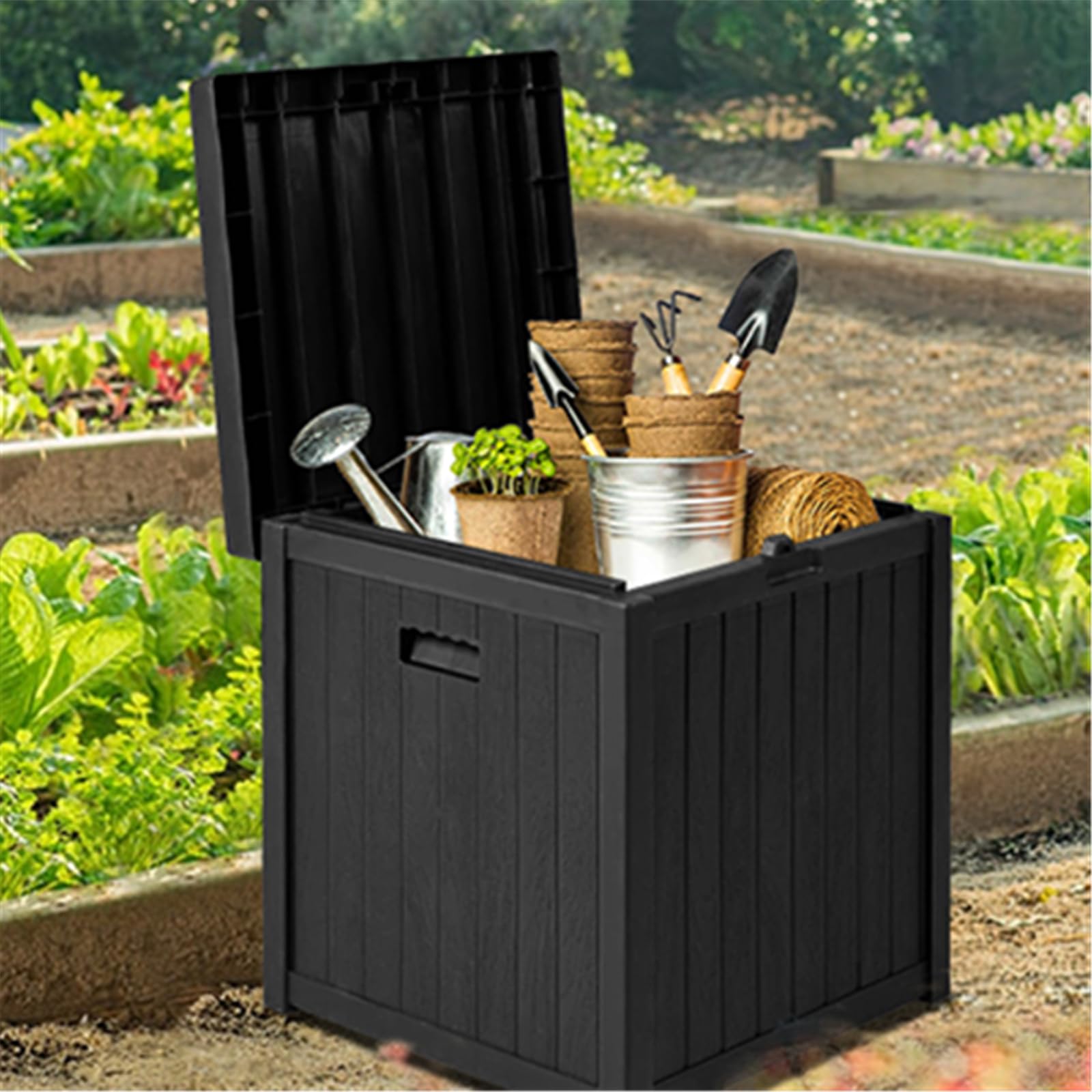 Resin Outdoor Storage Containers Amazon.com: GYMHILL Outdoor Deck Box