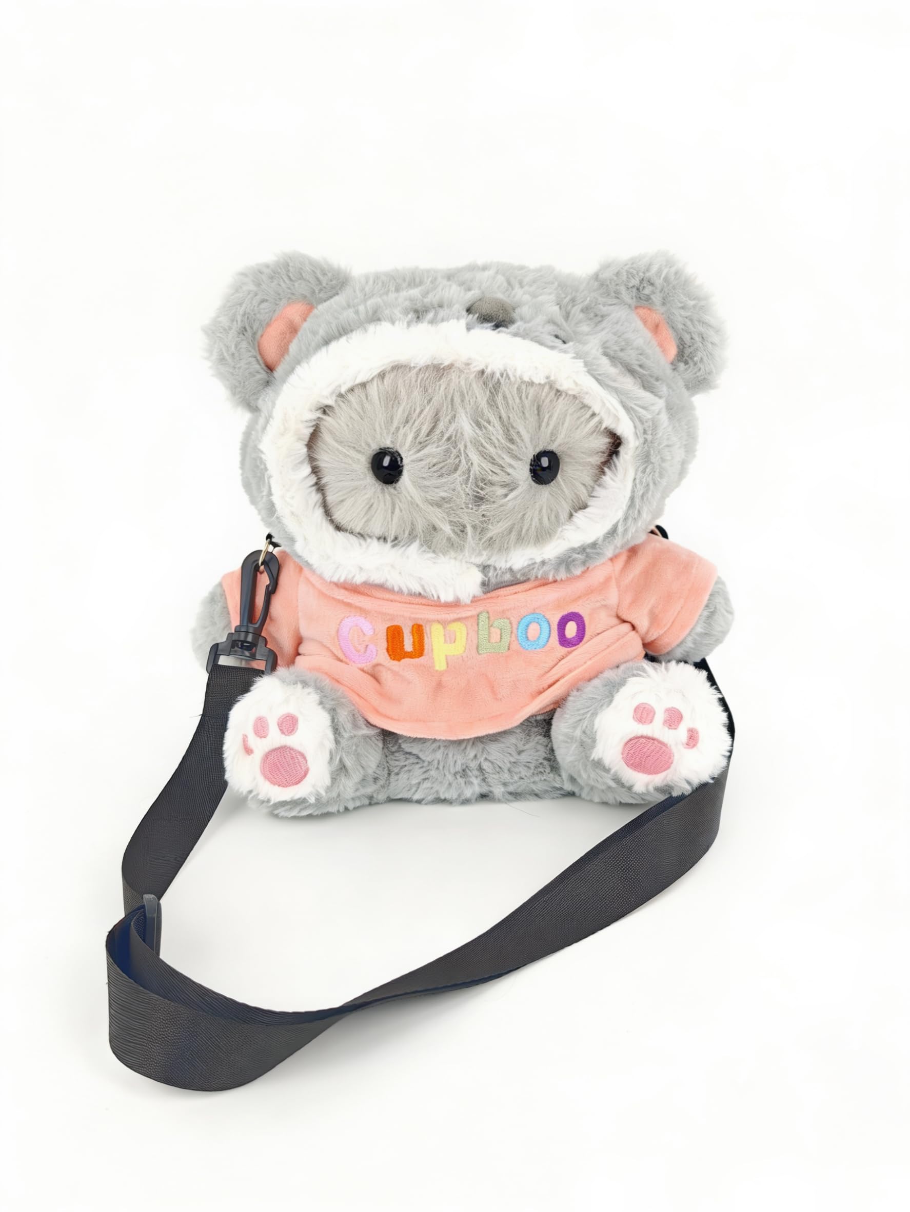 Cupboo Cute Bag for Robot Pet Booboo, Travel Portable Bag with Booboo,Easy to Carry (Grey)