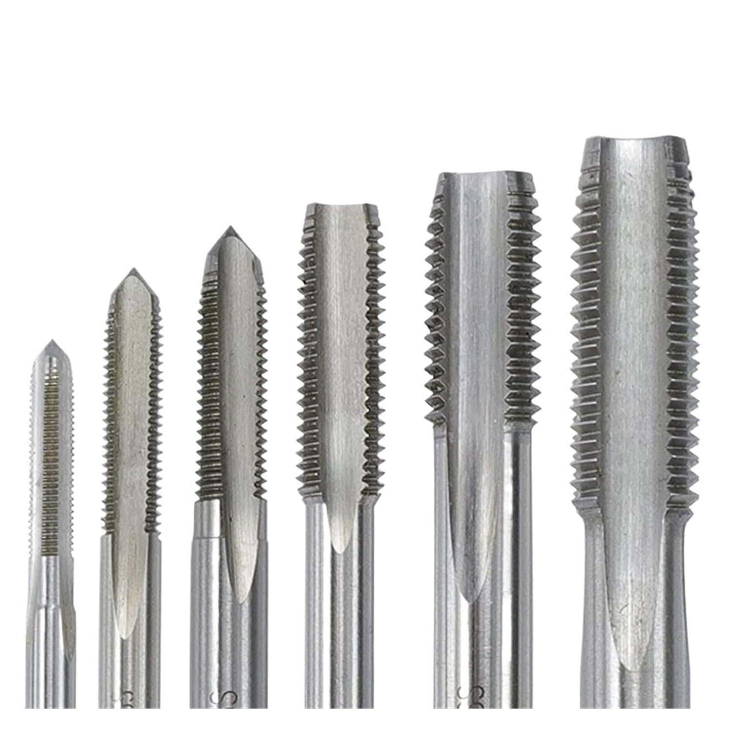Drillforce ST Insert Screw Thread Tap Drill Bits HSS Straight Flute Metric Taps Right Hand Installation Tools(1PC,ST6x1)