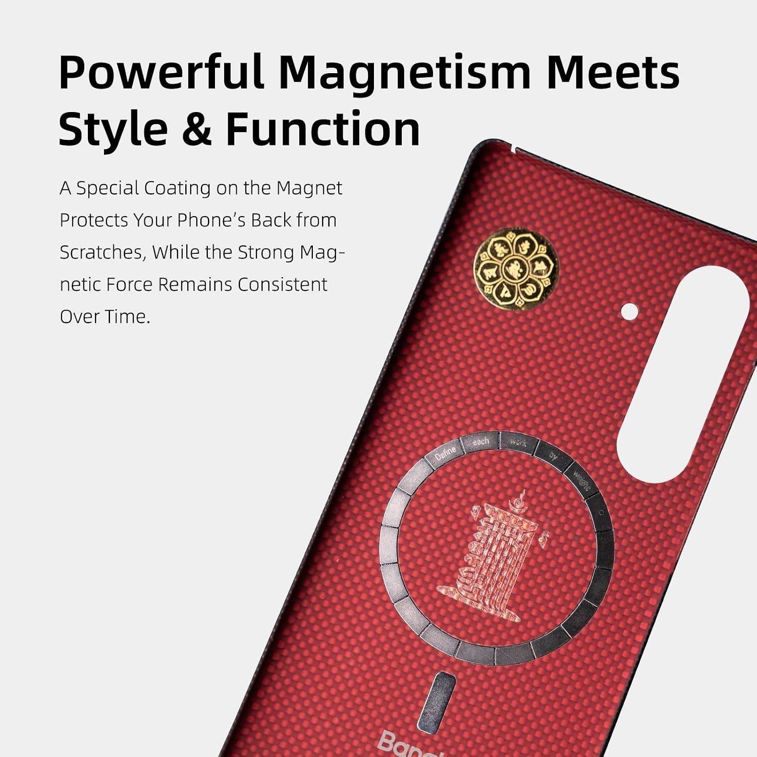 400D Aramid Fiber Case for Samsung Galaxy Z Fold 7, Compatible with MagSafe, Non-Slip & Slim Light Touch Feeling
