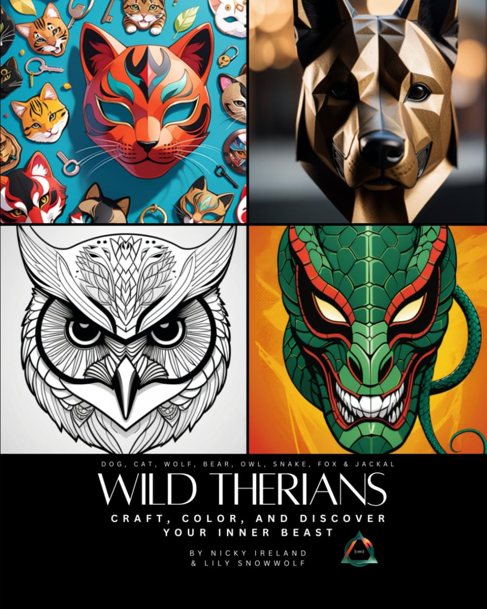 Wild Therians: Craft, Color, and Discover Your Inner Beast (Creative Therians Series: Transform and Discover)