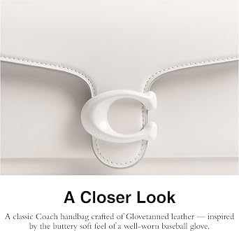 Coach Monochrome Glovetanned Leather Tabby Shoulder Bag 26