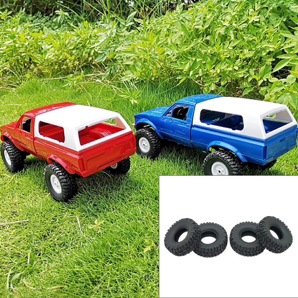 RC Auto Reifen Set - Strapazierfähige Gummireifen Für WPL Modelle