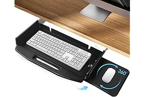 Steel Under Desk Keyboard Tray Slide Out