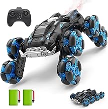 DEERC CB558 Radio Controlled Car, For Children, Offroad, 8WD Stunt Car, 12 Channels, Programming Functions & Automatic Demos, Various Transformations, Robot, Electric RC Car, 360 Degree Rotation, 60