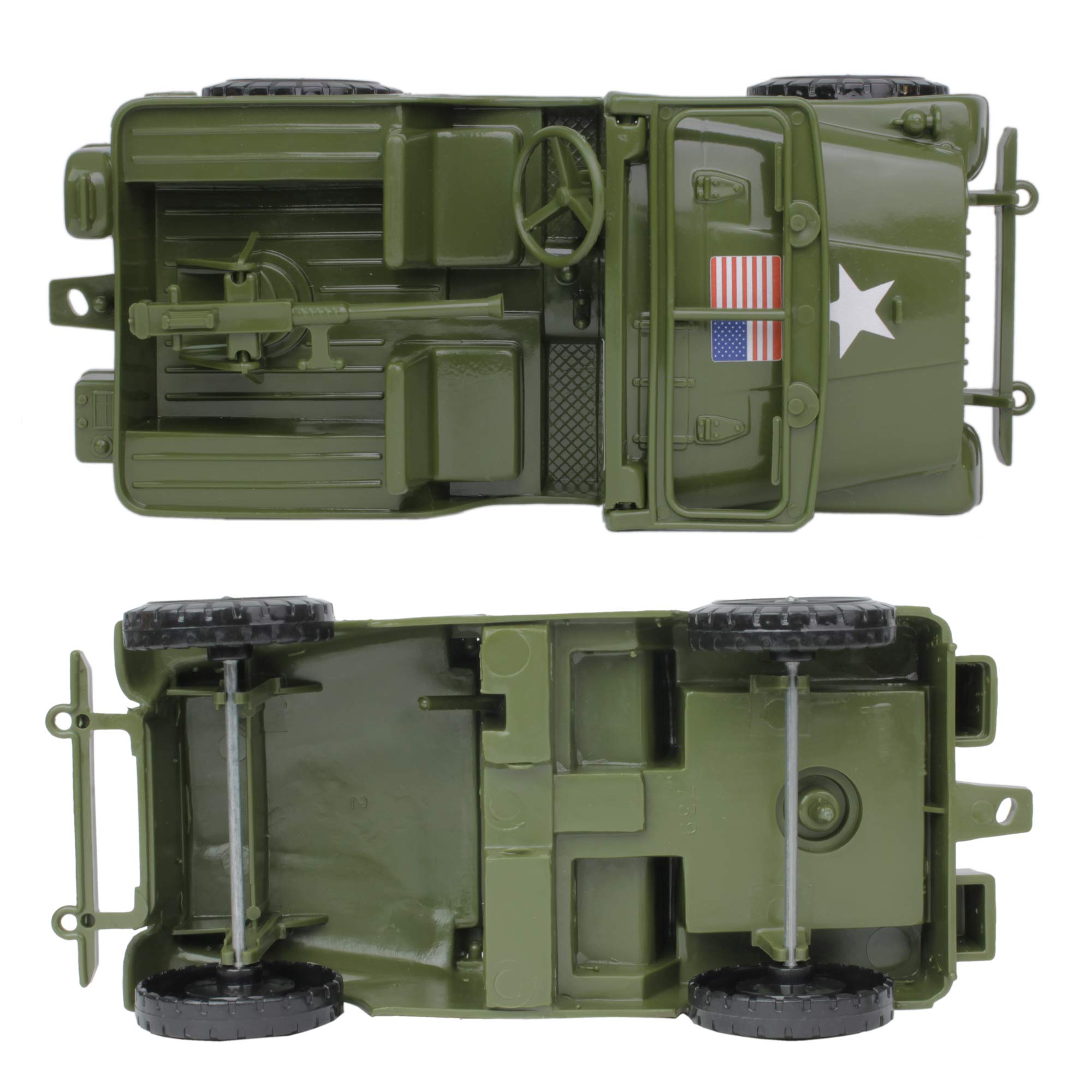 Amazon.com: TimMee Recon Patrol M38 Military 4x4 - Olive Green
