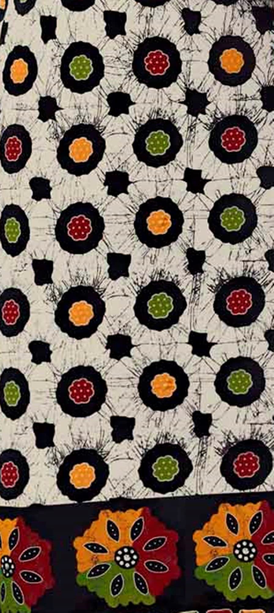Miraan Women's Printed Unstitched Cotton Dress Material (SAN7028_Multi-Coloured_Free Size) 2