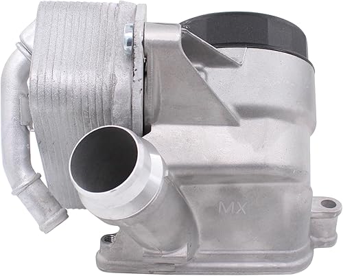 Miniatura 3 de MOTOKU Carcasa del filtro de aceite del motor con enfriador de aceite y conjunto de junta para BMW 328i 2011-2015 528i 2010-2011 X1 2013-2015 X3