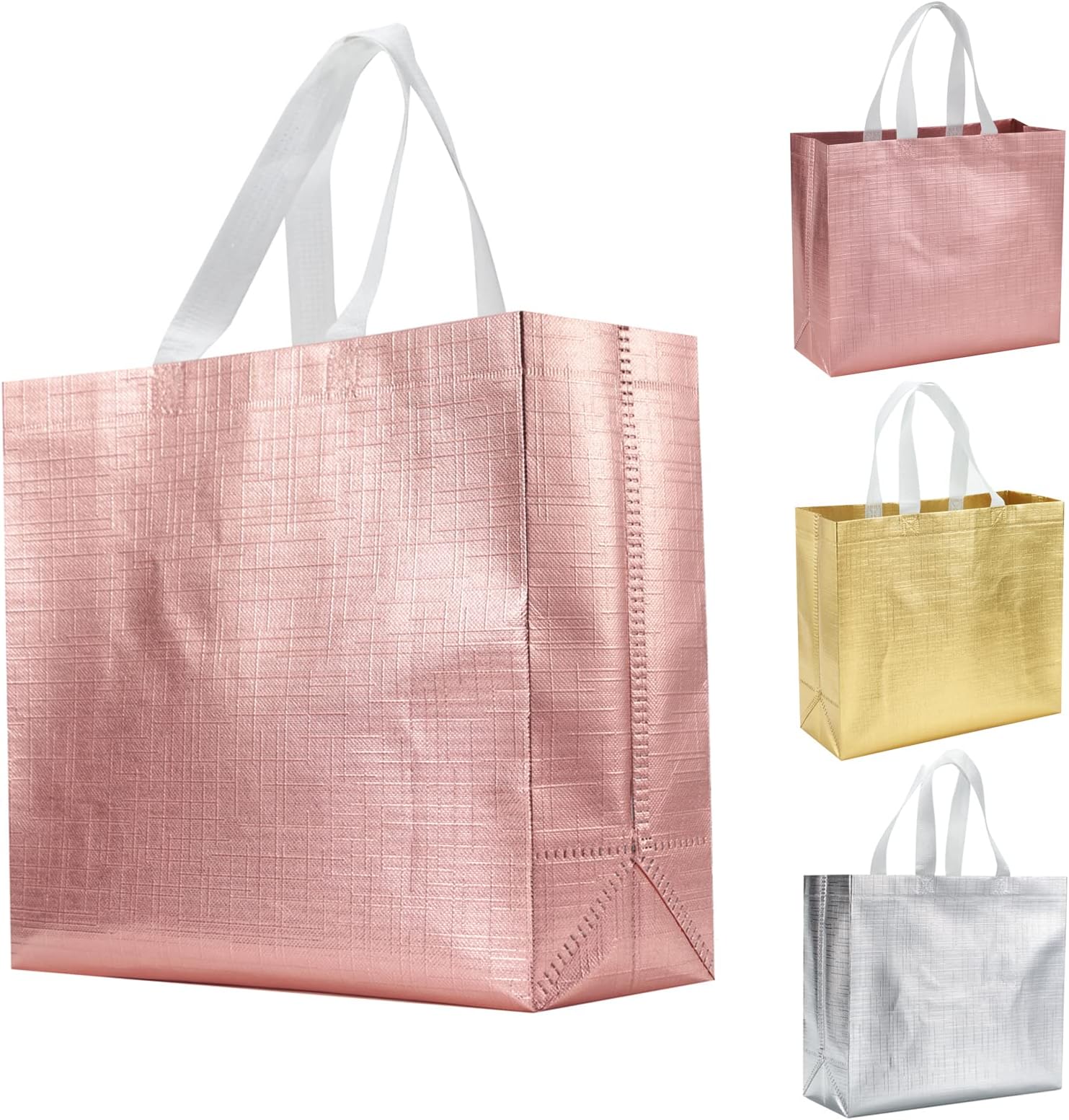 LOOKSGO12 Pcs Present Gift Bags Reusable Gift Bag for Party Wedding