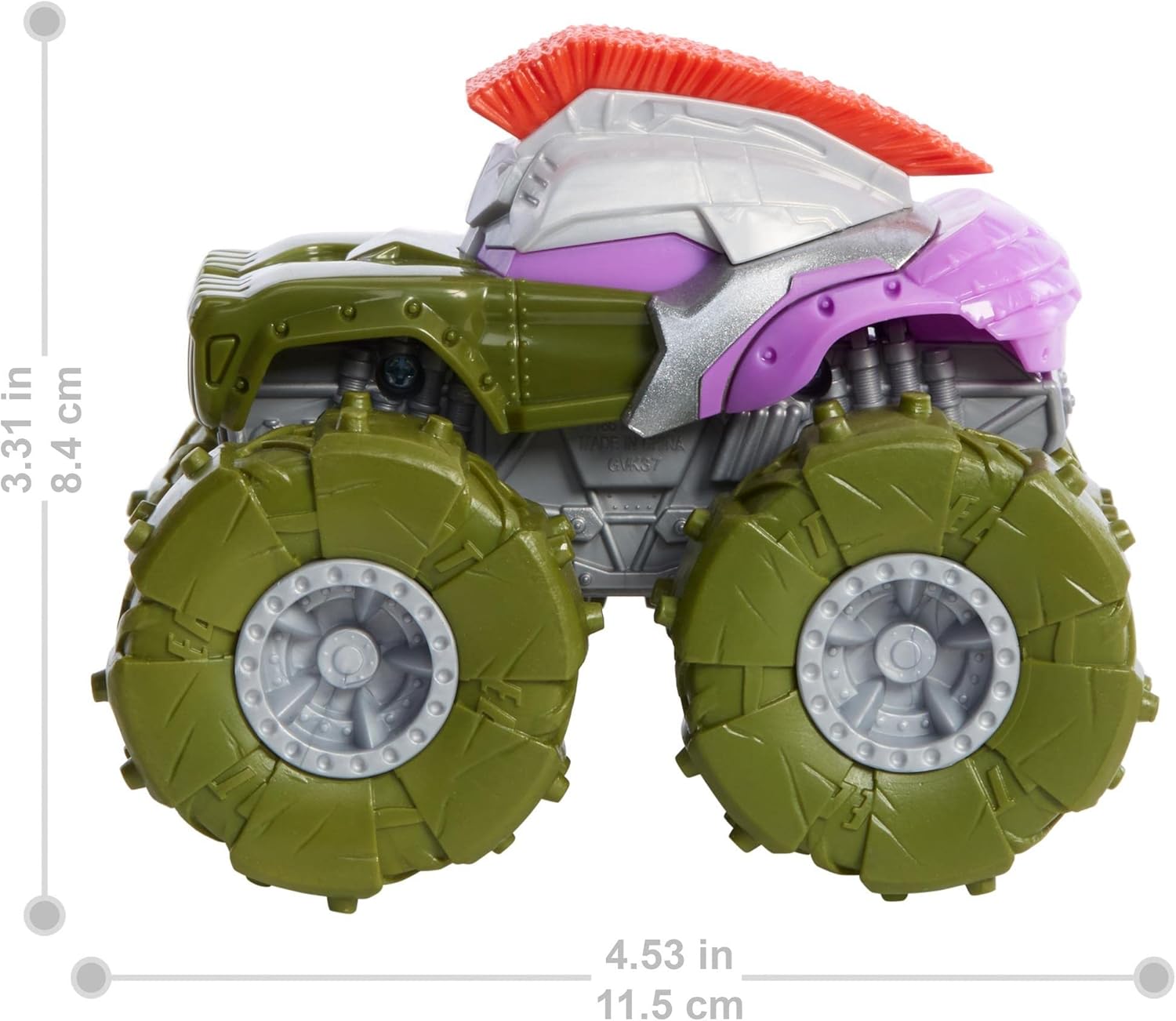 Hot Wheels Monster Trucks 1:43 Scale Rev Tredz Vehicles with Friction Motor for Kids Ages 3 Years Old & Up