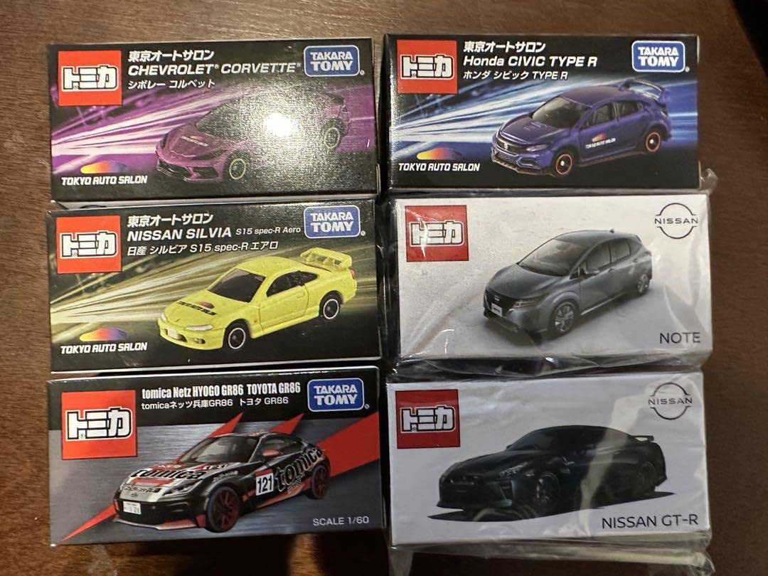 東京オートサロン 2006 トミカ 6台セット 外箱付 東京オートサロン 2006 トミカ 6台セット 外箱付