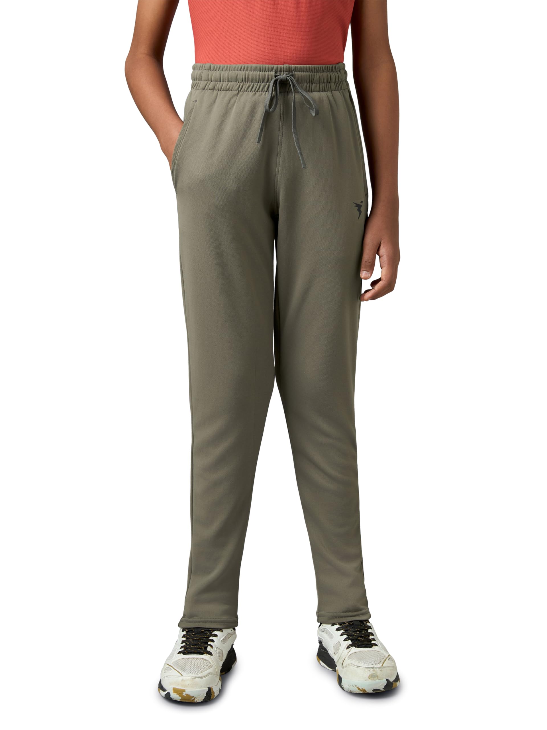 TECHNOSPORT Boys Sports Track Pants Quick Dry Slim Fit Techno Dry Polyester Joggers Running Training Football Cricket School Sports Activewear-image-19