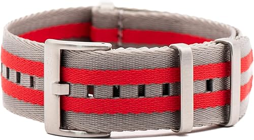 Miniatura 10 de BluShark - AlphaPremier Ultra Premium - Correa de reloj de nailon - Hebilla de acero inoxidable de varios tamaños y correas de repuesto para hombres