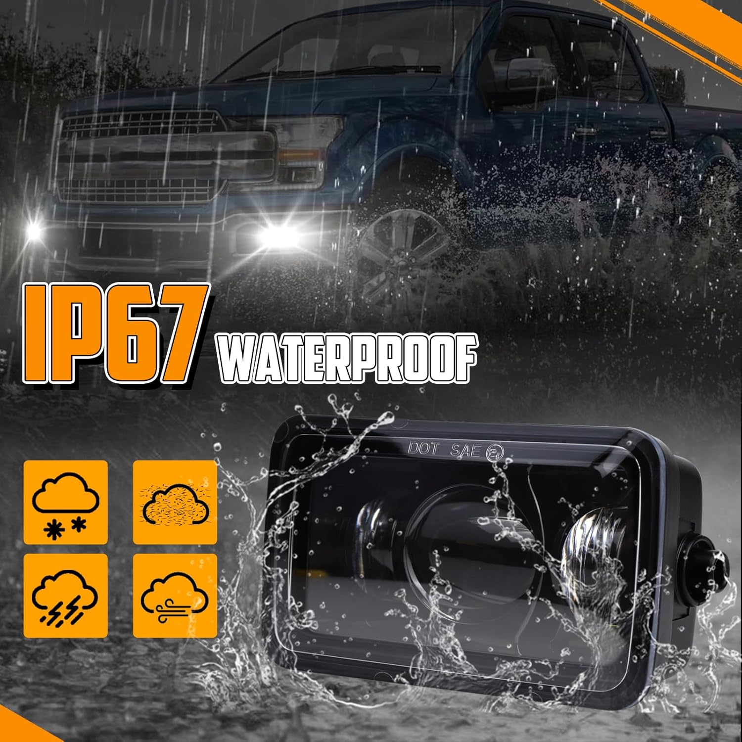 LED Fog Light,30W,6500K White LED Driving Lights Plug and Play Led Fog Lamp Replacement Waterproof LED Bumper Lamp Compatible with 2015-2020 Ford F150-2 Year Warranty