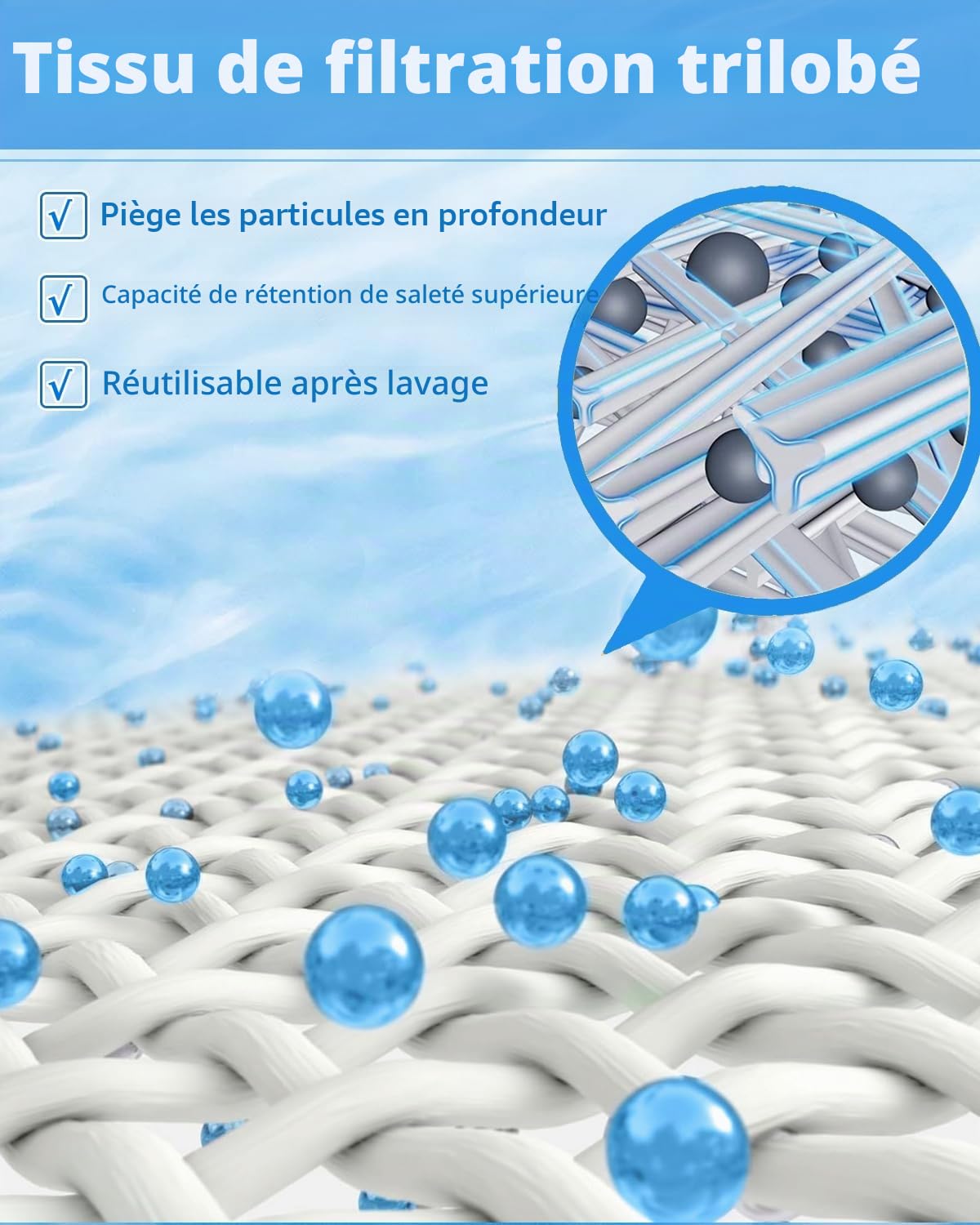 Filtre de Remplacement de Bain de Glace 25,4cm x 6,35cm 6 Pack | Filtre de refroidisseur à plongée froide 20 microns remplacement du filtre de sédiment plissé pour bain à remous de glace
