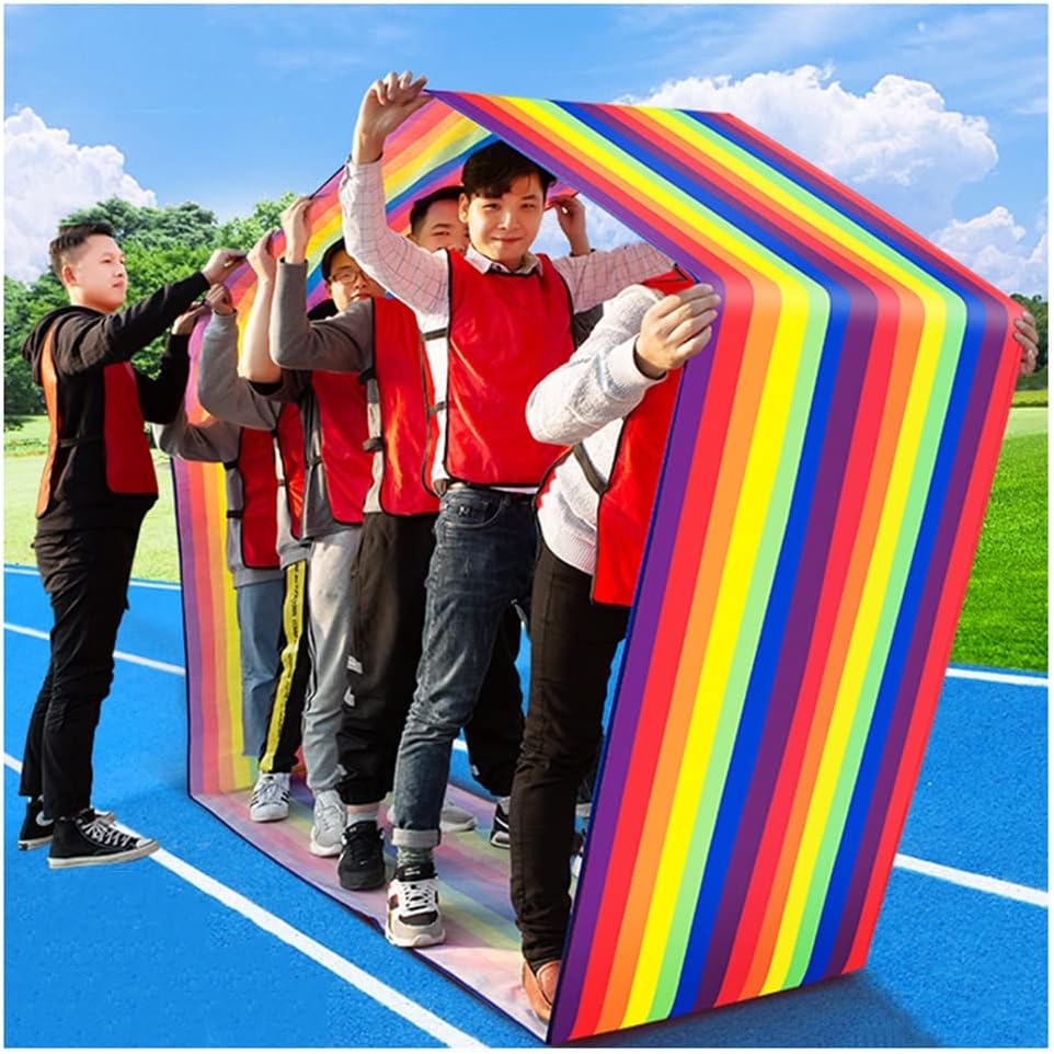 Playing Run Mat Teamwork Game Running Mat, Kindergarten Break Games/Lawn Games, Multiplayer Cooperative Game (Size : Adult-8M//26FT)