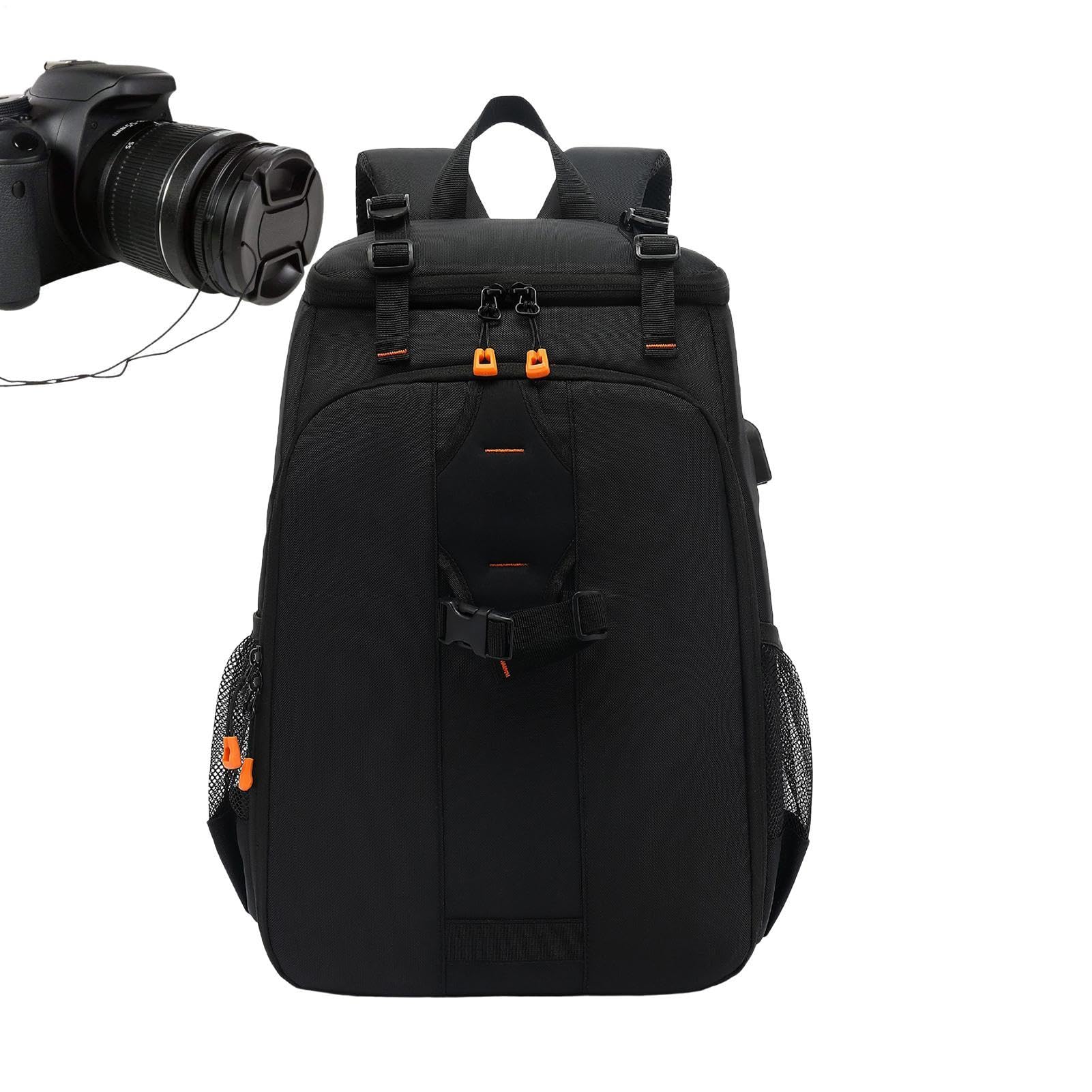 Mochila para Cámaras de Fotógrafos Impermeable Gran Capacidad Ajustable con | Artículo de Equipaje de Mano para Mujer Viajes Fotografía Senderismo Drone Trabajo Escuela