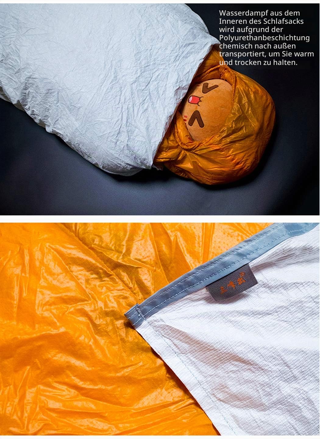 Sleeping Bag Liner, 3F UL Gear Tyvek Sleeping Bag Cover Liner Waterproof Bivy Bag Camping Bags Ventilate Moisture-Proof Warming Every Dirty Inner Liner BIVY Sack
