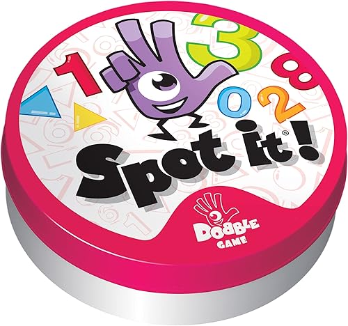 Miniatura 5 de Spot It! Juego de cartas 1,2,3 (Eco-Blister) Juego a juego  Divertido juego para niños para la noche de juego familiar  Juego de viaje para niños