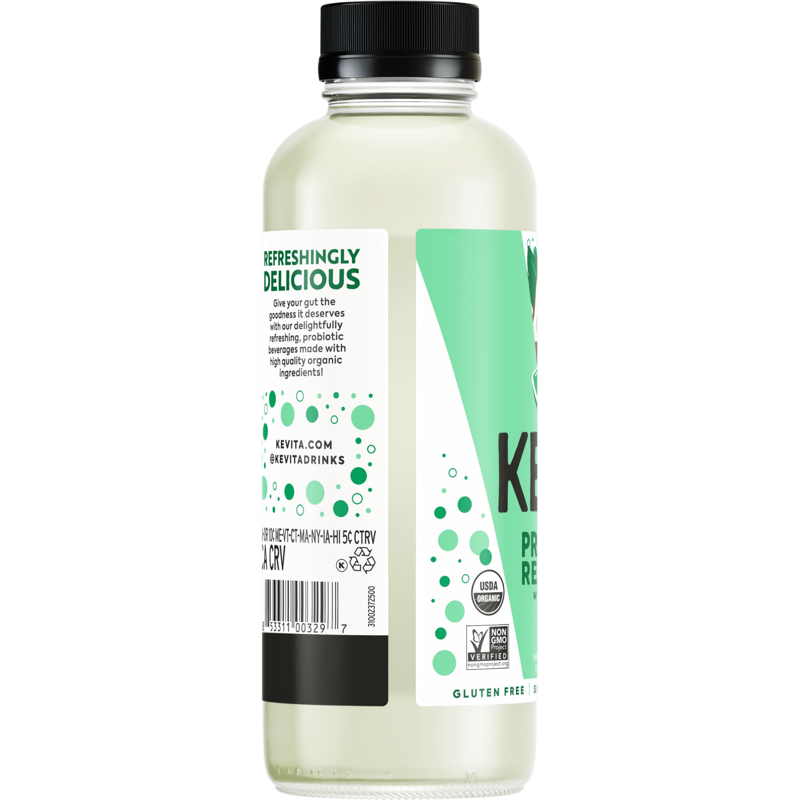 KeVita Sparkling Probiotic, Mojita Lime Mint Coconut, 15.2 fl oz