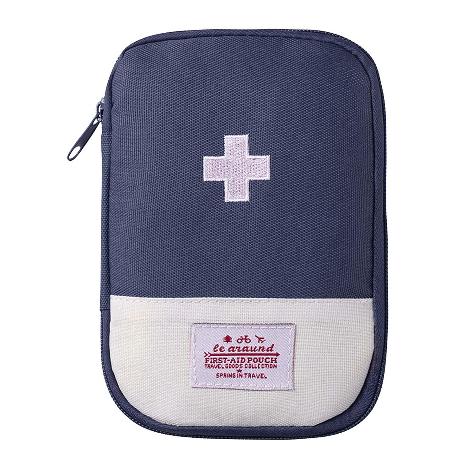 Disnace Travel Medicine Bag, Portable Mini First Aid Kit, Empty First Aid kit, Medical Kits Empty Bag, Travel Mini First Aid Pouch, Medicine Storage Bag for Camping & Home First Aid Kits