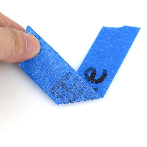 Miniatura 9 de Paquete de 2 Cintas Azules para Pintores - Cinta de Enmascarar de 1 Pulgada de Ancho - Multisuperficie, Adhesión Inteligente, Interior y Exterior -