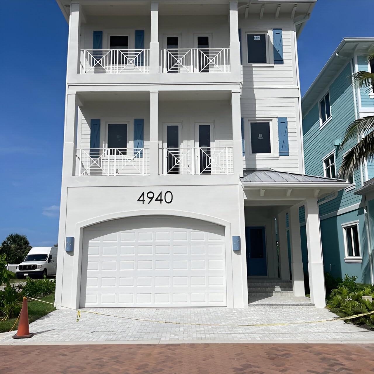 16 Inch Modern House Numbers and Letters Weather-Resistant Floating Numbers | DIY Installation with Stainless Steel Screws Included (A)