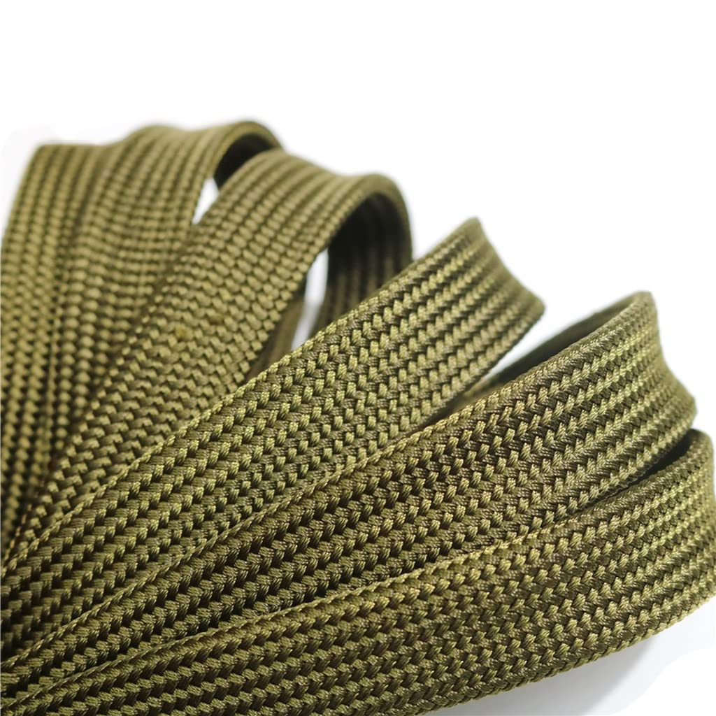 Funda de Cable Trenzado de algodón Verde de 10 Metros for Cable de Audio de alimentación-protección de Cable elástica y Duradera, 1 Uds.(5mmx10M)