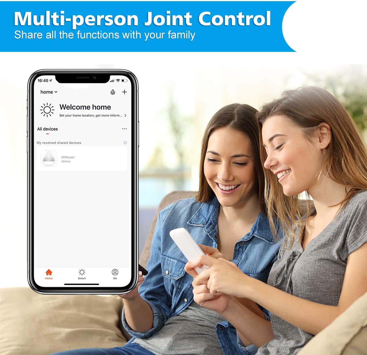 InnoGear 500ml Smart Wi-Fi Essential Oil Diffuser, App Control Works with Alexa Google Home Aromatherapy Diffusers Cool Mist Humidifier with Timer Adjustable Mist