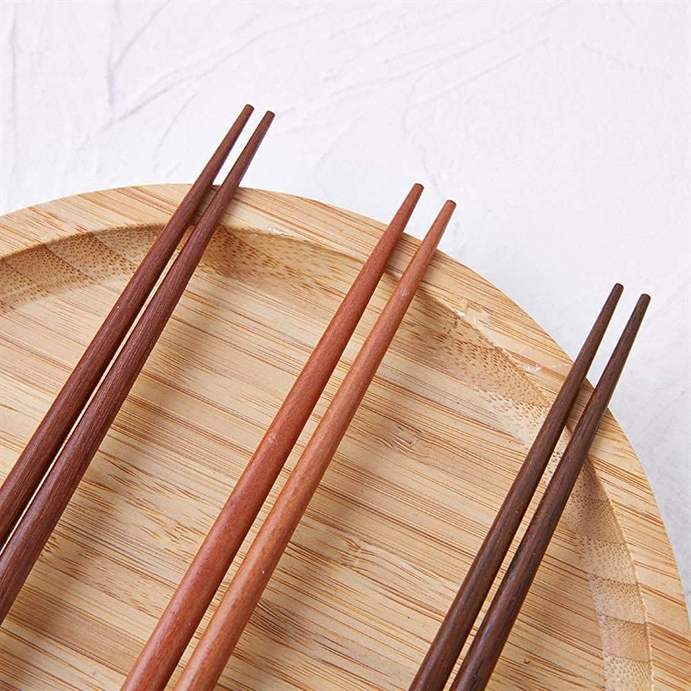 Baguettes japonaises Pointues antidérapantes Shell Craft Hotel Ménage Creative Imprimé Baguettes Coffret Cadeau, 5 Paires