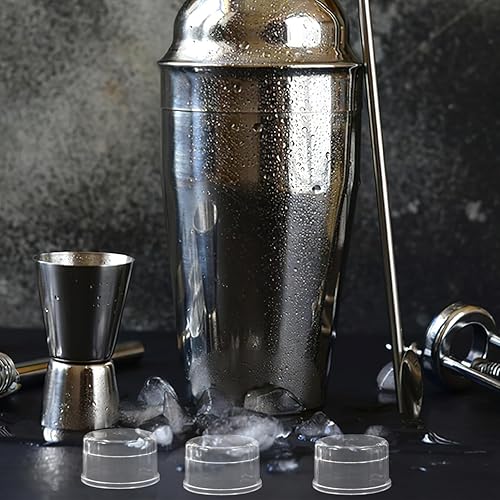 Miniatura 7 de 10 unids plástico Shaker Cup Cover Bubble Milk Tea Shaker Cup Caps Cocktail Shaker Cup Covers Juice Cups Tapas Hand Drink Mixer Accesorios