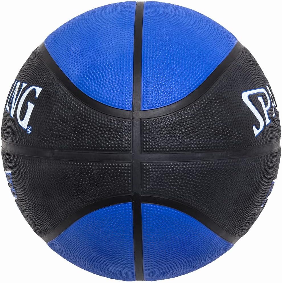 Spalding Force Basketball, Black and Blue, 7