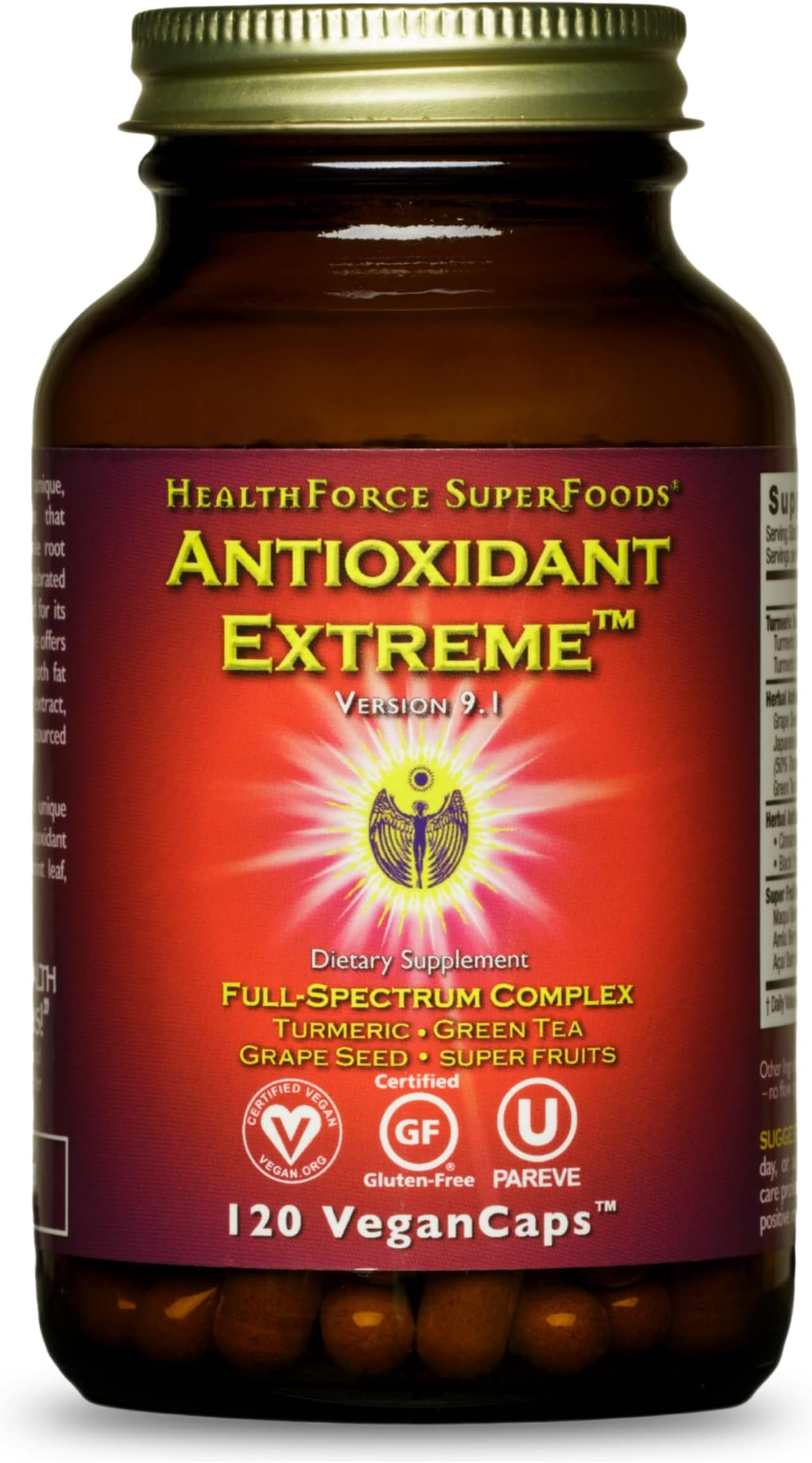HEALTHFORCE SUPERFOODS Nutritionals Acai Resveratrol Ultimate Orac Antioxidant Extreme 119607