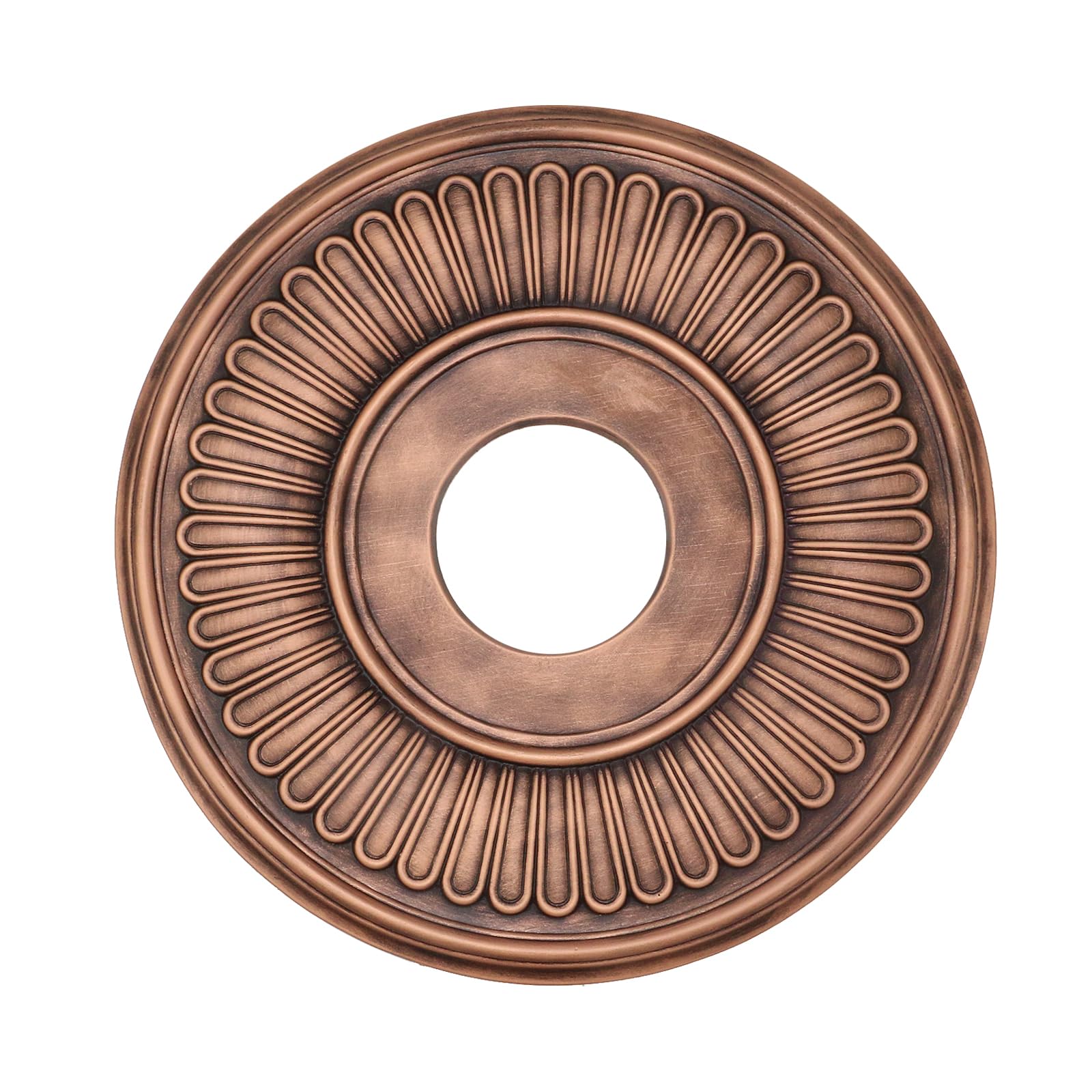 MY MIRONEY White PU Ceiling Medallion, 13 1/5" OD x 3 3/7" ID — Amazon image 10