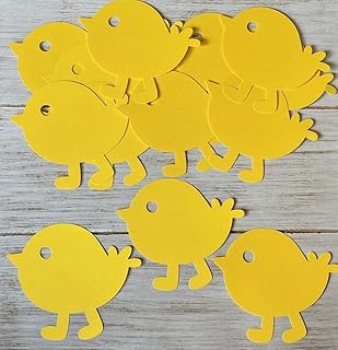Baby Chick Chicken Cutouts Yellow Chicken Farm Easter Bulletin Boards Classroom Supplies - Set of 30 Cut Outs