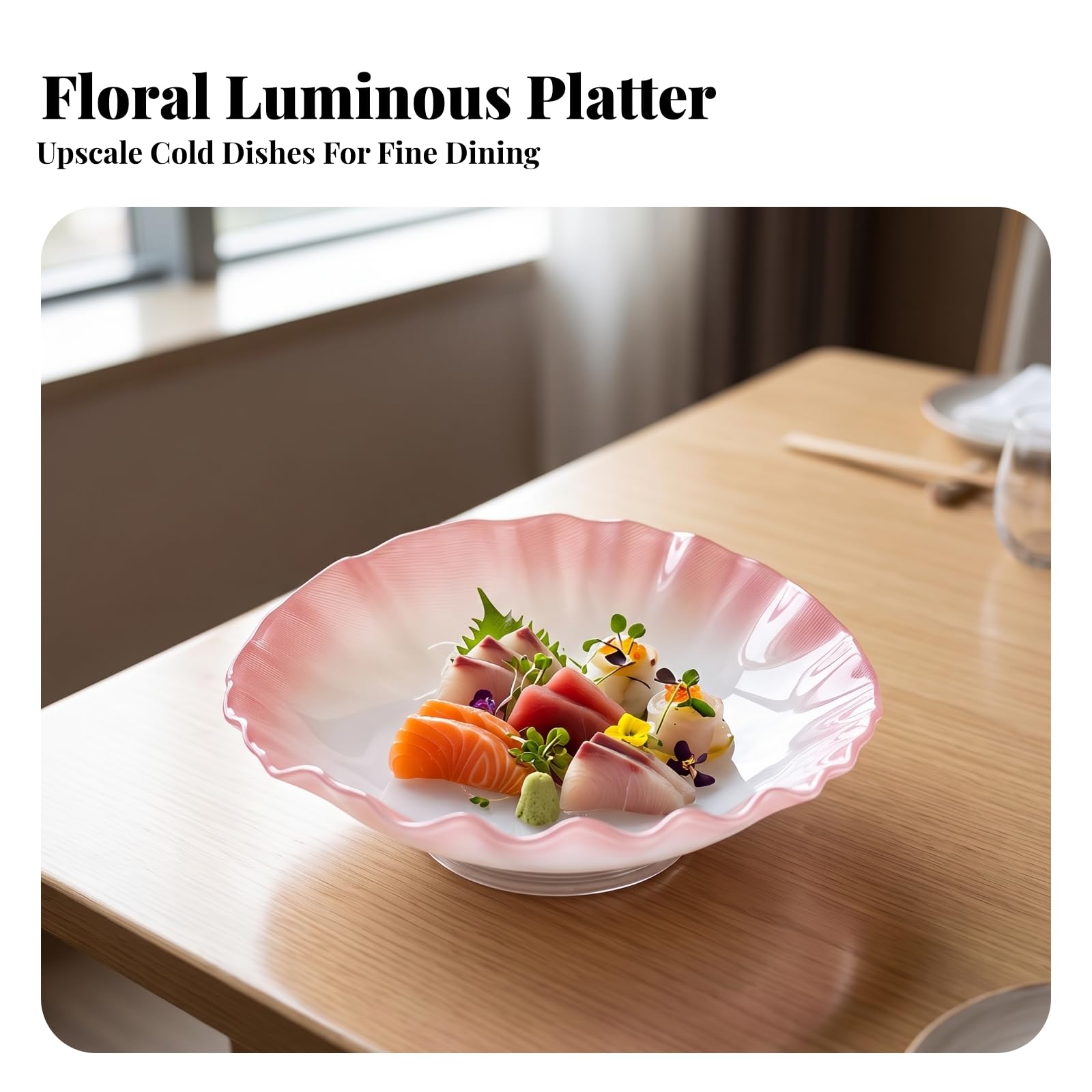 Plato Aperitivos Relieve
