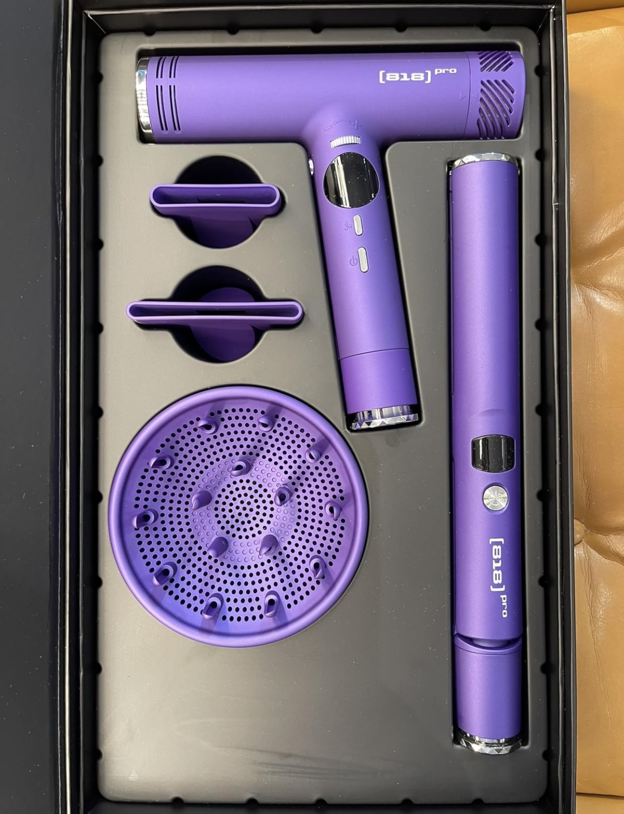 Hair Dryer ヘアドライヤー ディフューザー付き Amazon.com : 818 Pro Salon Hair Dryer and Straightener Set