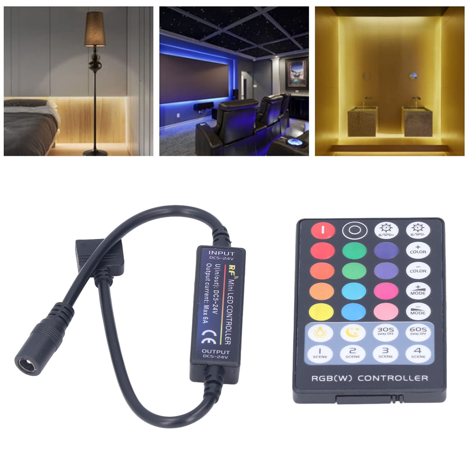 Controller Wi-Fi Per Strisce LED RGB 30m - Compatibile RGBMagic Con App E Sincronizzazione Musicale