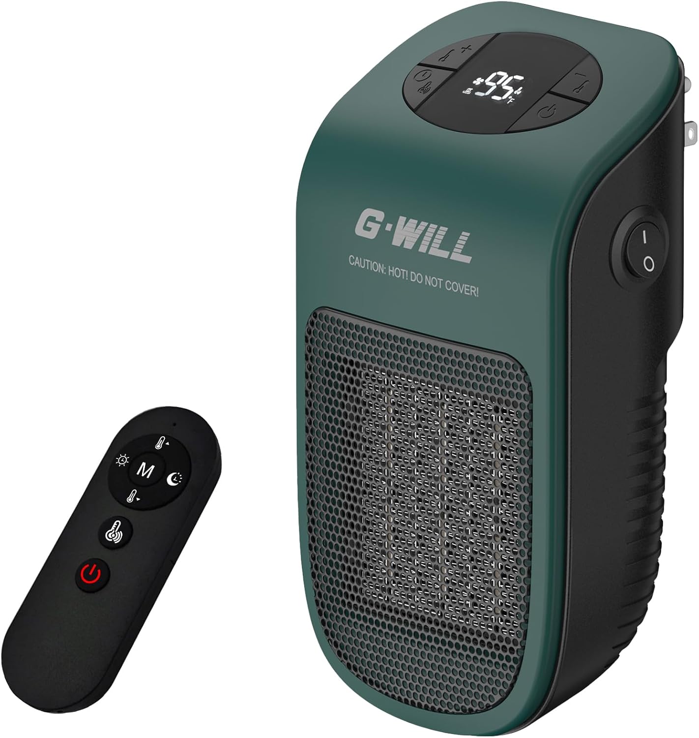 Calefactor Eléctrico Portátil Cerámico PTC 600W 120V