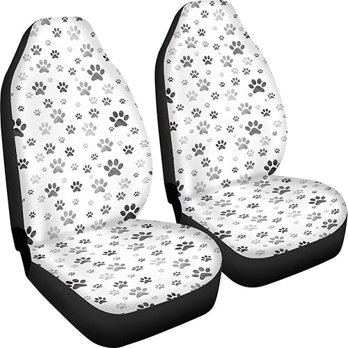Miniatura 10 de UNICEU Fundas para asiento delantero tipo balde universal para automóvil, SUV, 2 piezas.