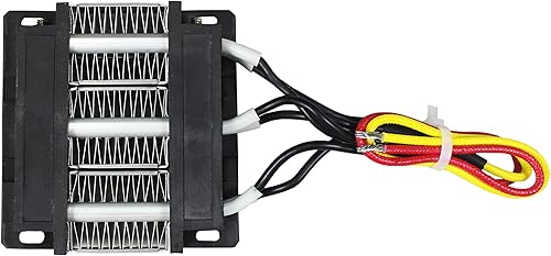 Elemento calefactor PTC 110V 200W Calentador de aire de cerámica Tubo de aluminio aislado eléctrico Termistor de temperatura de ahorro de energía