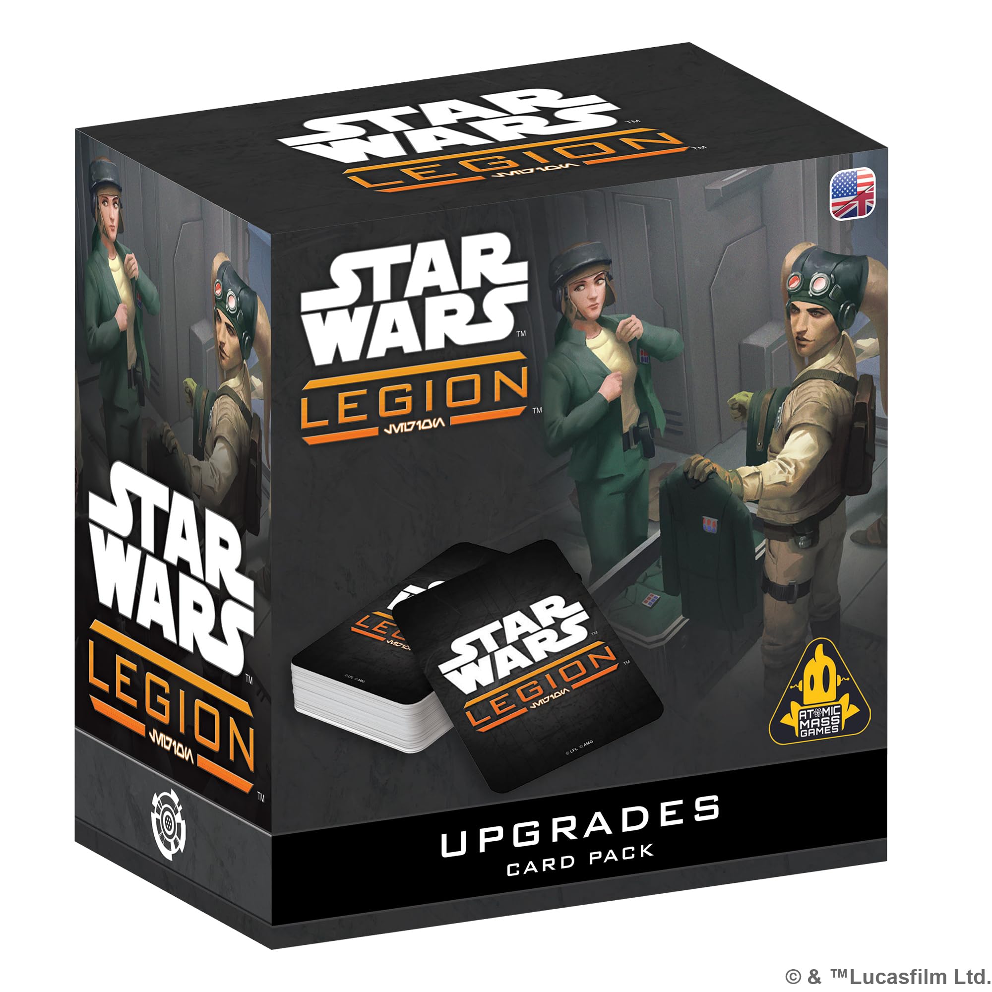 Asmodee | Star Wars: Legion - Upgrades Card Pack | Board Game | Ages 14+ | 2 Players | 90+ Minutes Playing Time