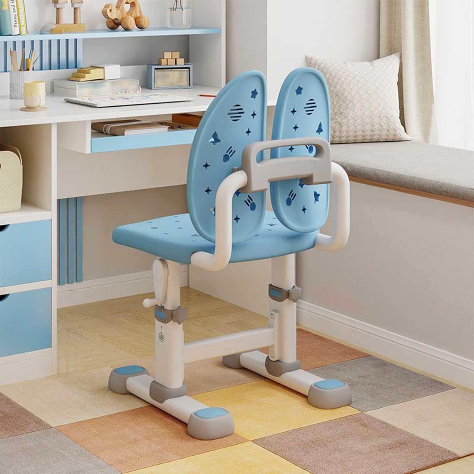 姿勢改善】ユニークデザインのオフィスチェア - 快適サポート