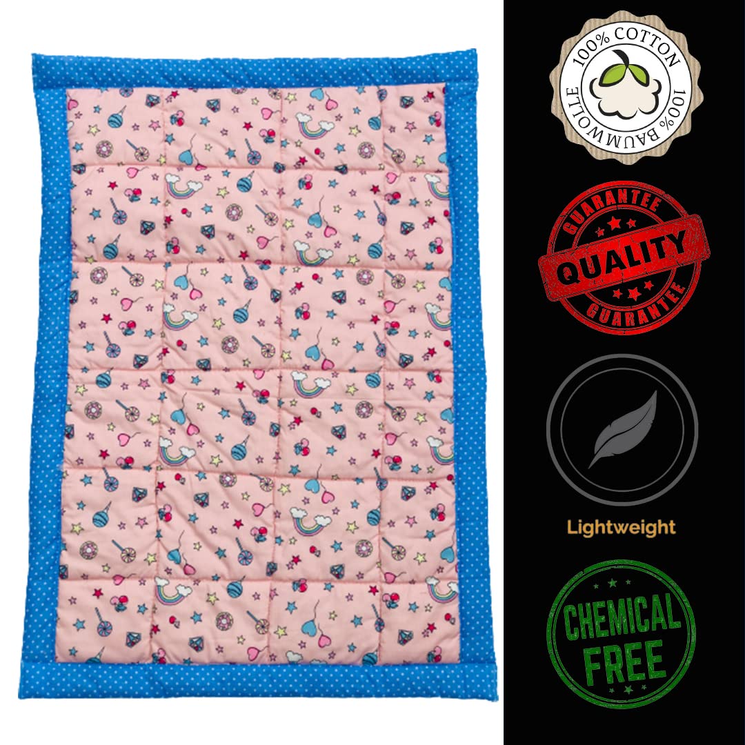 RURIBOSY Cotton Baby Sleeping Mattress Set - Godari Cradle Bed, Multi-Purpose Cushioned Mat for Ages 0-1.5 Years (Style: 9) - Image 5 thumbnail